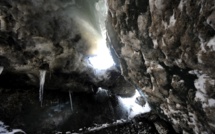 Haute-Savoie : un amas d'eau inquiétant sous le glacier de Tête Rousse