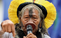 Le chef indigène brésilien Raoni en Europe pour défendre l'Amazonie