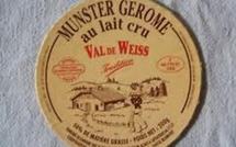 Listéria: rappel d'un lot de munster au lait cru
