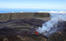 Le Piton de la Fournaise en éruption pour la deuxième fois de l'année