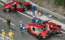 Japon: carambolage de Ferrari, Mercedes, Lamborghini pour près de 3 M euros