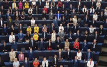Manifestation catalane et show britannique pour la rentrée du Parlement européen