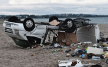 Une violente tornade s'abat en Grèce en pleine région touristique: sept morts