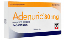Goutte: l'Adenuric (fébuxostat) à éviter après une crise cardiaque ou un AVC