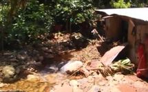 Des pluies record endommagent un village calédonien