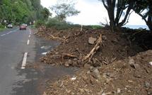 Glissement de terrain Papenoo: la route reste fermée jusqu'à nouvel ordre