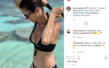 Mareva Galanter en vacances en Polynésie