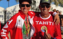 Rodolphe Bernadino, champion du monde de va’a marathon