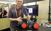 Dernier cri à Las Vegas: des bottes motorisées