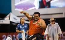 Christian Chee Ayee médaillé sur tapis vert