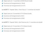 Les vols de French Bee "reportés de 24 heures"