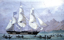 Arrivée des missionnaires à Tahiti, 5 mars 1797