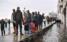 Venise abasourdie après une "acqua alta" historique