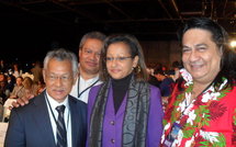Des élus polynésiens au meeting de Sarkozy à Villepinte