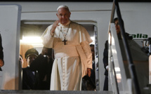 Arrivée du pape François en Thaïlande, première étape de sa tournée asiatique