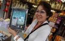 A brûler en Chine pour le jour des Morts: iPads et iPhones en papier