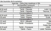 TAVINI: programme des meetings en faveur de Hollande