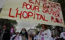 Manifestation du collectif "Notre santé en danger" à Paris