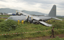 RDC: un avion militaire rate son atterrissage à Goma, pas de victime