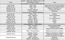 UPLD: Programme des tournées de la première semaine  des législatives 2012 UPLD du 14 au 20 mai