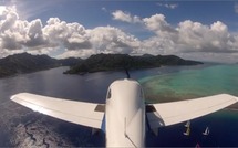 La Tahiti Pearl Regatta vue du ciel