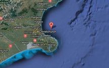 Fort séisme au large de Christchurch