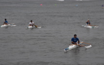 Le mauvais temps perturbe les premières sélectives de va'a vitesse