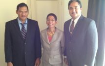 Réussite éducative : Tauhiti Nena rencontre Georges Pau-Langevin