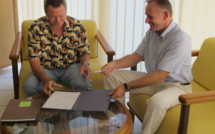 Signature d’un contrat d’entretien des installations d’Eclairage Public entre la commune de Punaauia et EDT