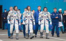 Un équipage spatial s'arrime à l'ISS en pleine pandémie de coronavirus