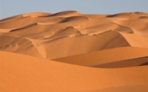 La guerre préventive d'une ville d'Irak contre l'avancée du désert