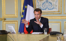 Macron échange avec des territoires d'outre mer "pilotes" du déconfinement