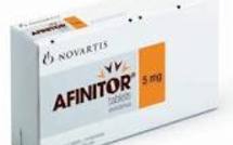 Novartis: feu vert de l'UE pour l'Afinitor contre le cancer du sein