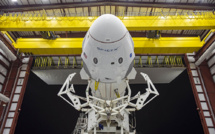 J-1 avant le lancement de deux astronautes par SpaceX