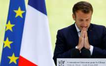 Macron affiche son "ambition écologique" face à la Convention climat