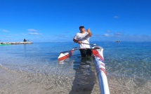 Raitini Mai roi du va'a à Tumaraa