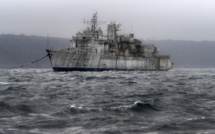 Au fil des démantèlements, les navires de guerre quittent le cimetière marin de Landévennec