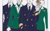 Chez Lufthansa, les pilotes hommes doivent porter le képi, les femmes non