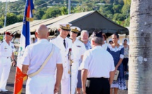 Le nouveau contre-amiral prend ses fonctions à Arue