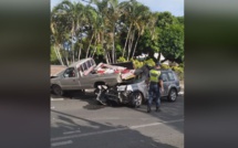 Petit carambolage à Pirae
