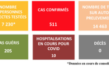 La Polynésie passe à 511 cas et 4 personnes en réanimation