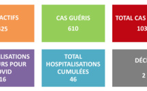 La barre des 1 000 cas Covid-19 franchie, 425 cas actifs