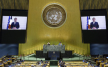 A l'ONU, Macron rejette le "pas de deux" entre Washington et Pékin