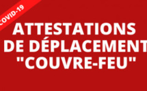 Couvre-feu : Téléchargez les attestations de déplacement
