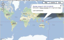 Séismes en série au Sud-est des îles Salomon