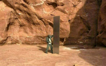 USA: le mystérieux monolithe a été démantelé et évacué dans une brouette