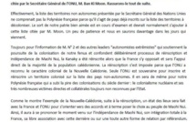 Communiqué du Tavini: "La réinscription pour les nuls"