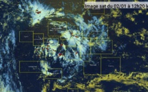 La grêle est tombée à Punaauia