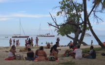 ​Un jour de l'An les pieds dans l'eau à Moorea