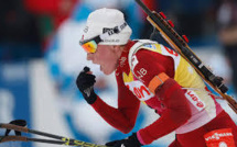 La biathlète norvégienne Berger "flashée" sur ses skis